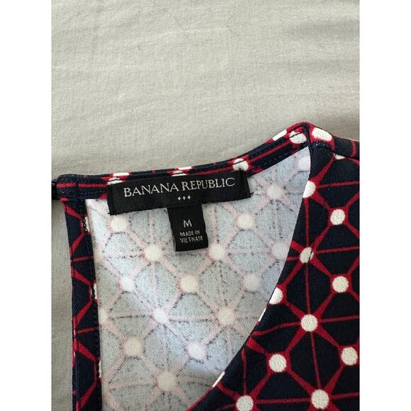 Banana Republic Shift Tank Print Dress sz Medium - Picture 4 of 5